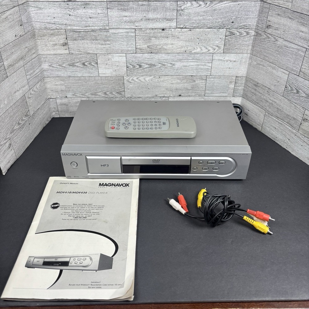 Magnavox DVD CD‎ MP3 Player MDV 430 SL23 Dolby Silver Tested WORKS